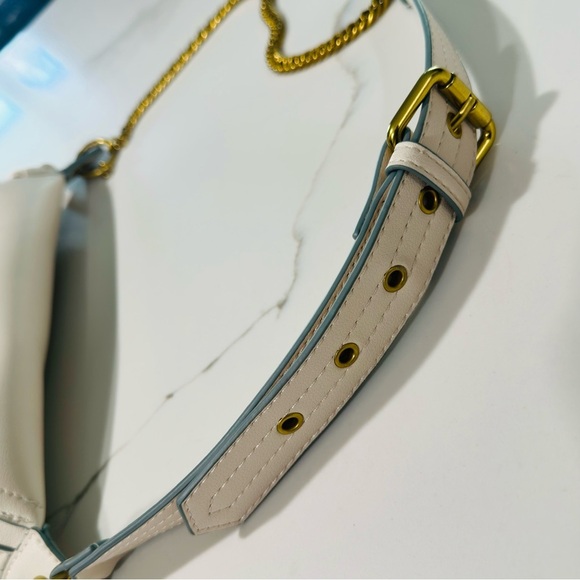 Modern+Chic Belt Bag Catherine Vegan Leather Crossbody Chain Adjustable Strap - Picture 17 of 17
